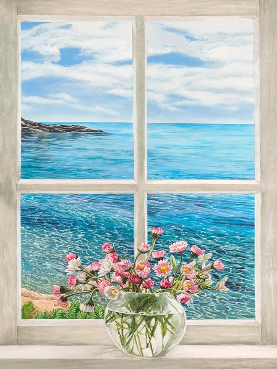 Baie mediterraneenne II Poster Print by Remy Dellal # 3DE5443